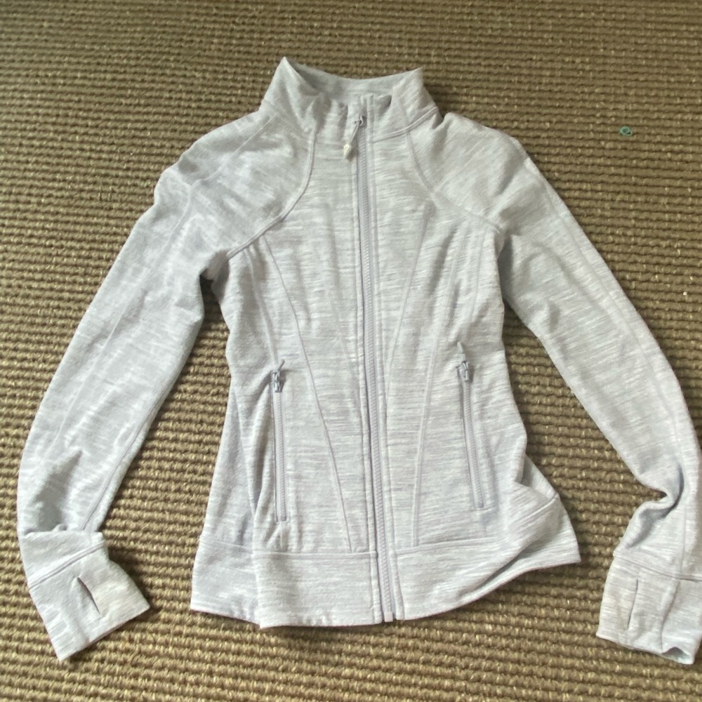 grey ivivva fitted jacket size 12